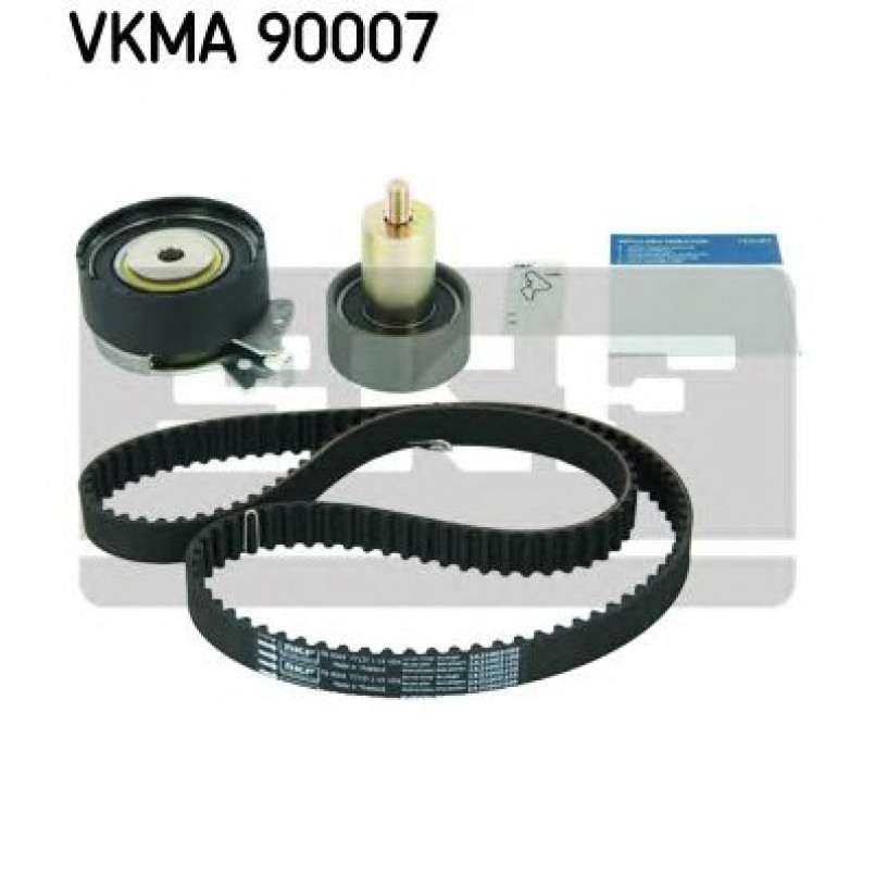 VKMA 90007 SKF Комплект (ремінь+ролики)